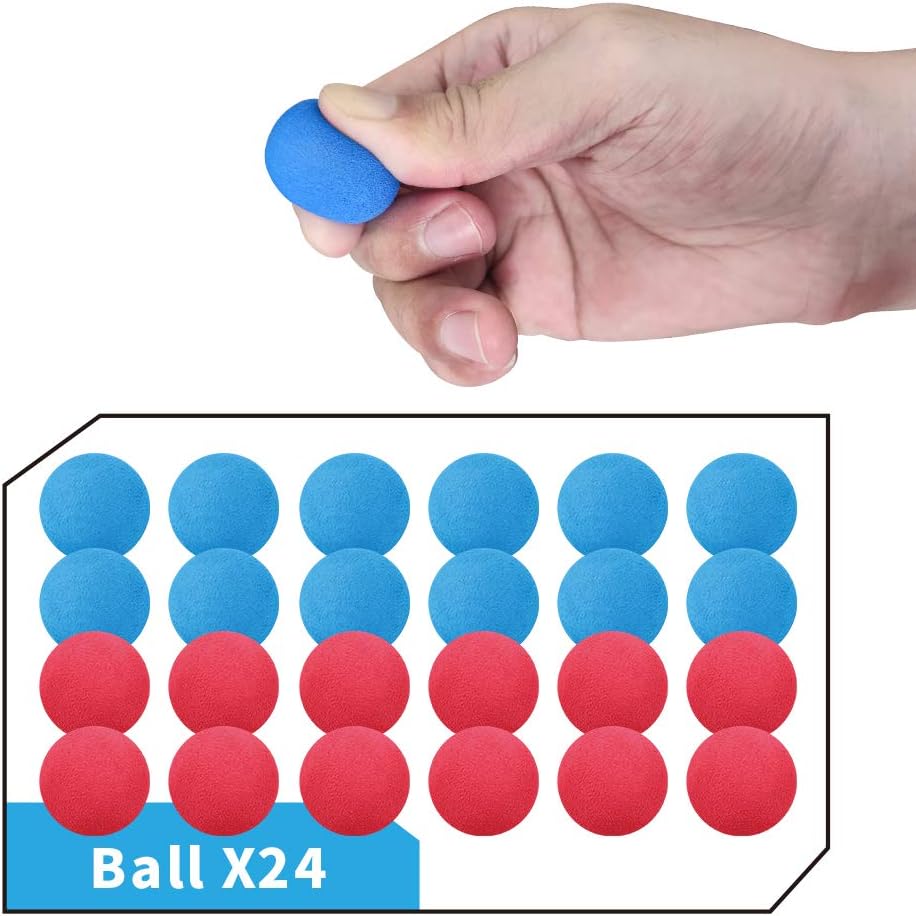 YEEBAY Shooting Game Toy for Age 6, 7, 8,9,10+ Years Old Kids, Boys - 2pk Air Guns & Shooting Target & 24 Foam Balls - Ideal Gift - Compatible with Toy Guns - Image 4
